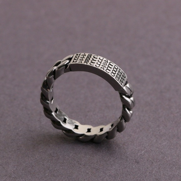 Marc Jacobs the Barcode Monogram ID Chain Ring - Picture 6 of 10